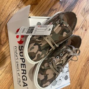 Superga Kids Camouflage Sneakers